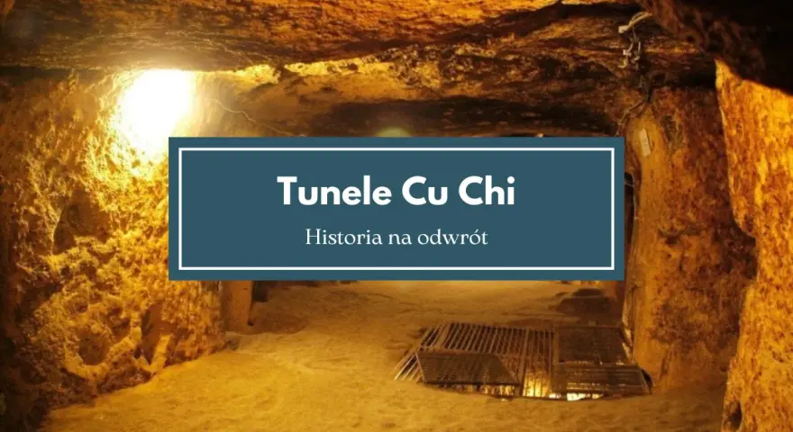 Wnętrze tuneli Cu Chi, gdzie historia ukryta jest w podziemnych korytarzach.